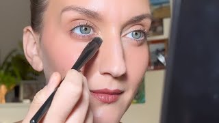 Full Base Makeup Routine using only RCMA Foundation Palette  LIVE GRWM [upl. by Raasch]