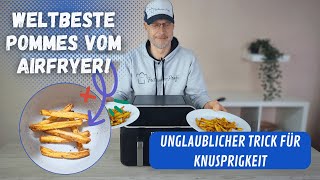 Unschlagbare Pommes im Airfryer nach Heston Blumenthal ✅ SchrittfürSchritt Anleitung [upl. by Gilliam]