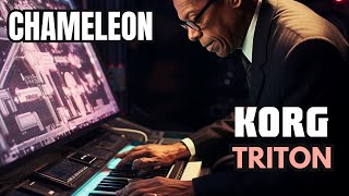 Chameleon  Herbie Hancock Sequenced Cover on Korg Triton [upl. by Nagol545]