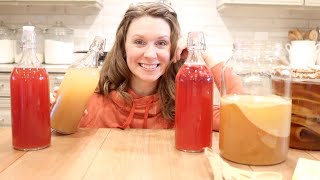 HOW TO MAKE FLAVORED KOMBUCHA AT HOME  the best way to flavor your kombucha  kombucha flavoring [upl. by Bondy]