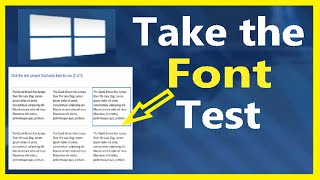 How to make Fonts and Text more Clear and Crisp in Windows 1011 [upl. by Garold]