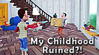 My Childhood Ruined HELLO NEIGHBOR Mod Kit Gameplay [upl. by Aratahs]