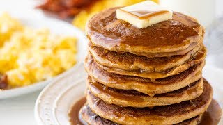 How to Make Healthy Whole Wheat Pancakes [upl. by Nalla]