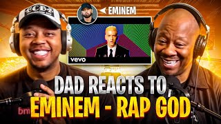 Dad Reacts to Eminem  Rap God [upl. by Robyn687]