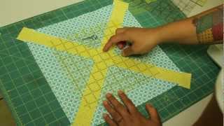 How to make an X Block Block9 of 12 Video Quilt Along [upl. by Arymahs345]