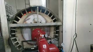 weishaupt diesel fired burner installation and testing weishaupt TechBurner diesel [upl. by Alenas]