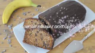 Plumcake banana e cioccolato [upl. by Sydalg]