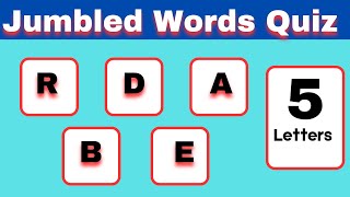 Jumble Words  Word Puzzle  Guessing Game  Jumbled Words  Rearrange The Words [upl. by Hull]