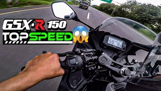 Suzuki GSXR 150 Top speed Velocidad Máxima 😱🚀 [upl. by Nyladnar]