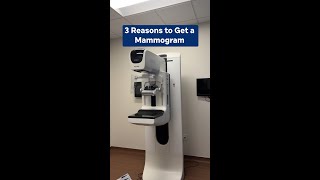 3 Reasons You Should Get a Mammogram [upl. by Pelson929]