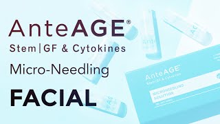 AnteAGE Microneedling Facial with LED for AntiAging [upl. by Arocahs736]