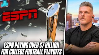 College Football Playoff amp ESPN Agree To 6 Year Deal Worth Over 7 BILLION  Pat McAfee Reacts [upl. by Mercy947]