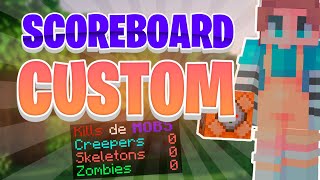 ✅SCOREBOARDS PERSONALIZADOS  CUSTOM EN MINECRAFT 1171✅ [upl. by Anelegna]