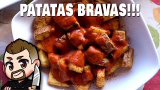 The BEST PATATAS BRAVAS You Will Probably Ever Eat  Patatas Bravas Recipe [upl. by Akeit]