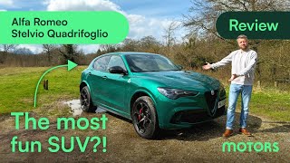 2024 Alfa Romeo Stelvio Quadrifoglio Review The best performance SUV [upl. by Enidan]