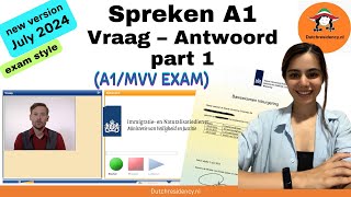 2024spreken exam A1MVV EXAM [upl. by Eikcin]