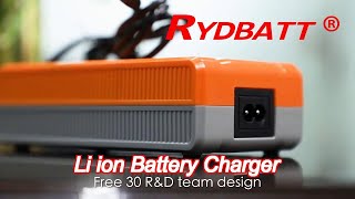 500W Lithium Battery Charger Plug In status indication For Electric Motorcycle [upl. by Holey]