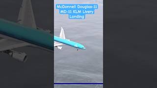 McDonnell Douglas MD11 KLM Livery Landing gta5 mcdonnelldouglas md11 klmroyaldutchairlines [upl. by Erie]