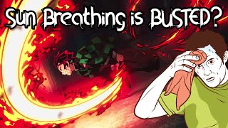 Sun Breathing in Ranked is BUSTED  Super Fun Breathing  Wisteria [upl. by Dierolf]