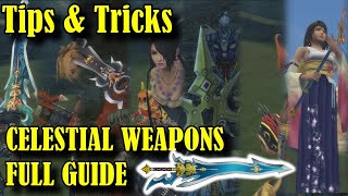 Final Fantasy X Tips amp Tricks  Full Celestial Weapons Guide [upl. by Anilorac]