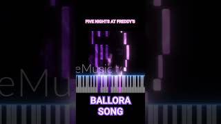 FIVE NIGHTS AT FREDDYS BALLORA MUSIC BOX SONG PIANO [upl. by Ahsaz]