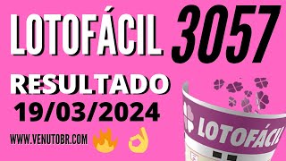 🍀 Resultado Lotofácil 3057 [upl. by Odicalp]