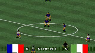 Fifa International Soccer MSDOS  Italy vs France [upl. by Eelrehpotsirhc]