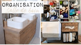 Rangement organisation et nettoyage de la salle de bain [upl. by Rovit]