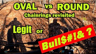 Oval vs Round Chainrings Long term test MTB Fad or Faster Absolute Black [upl. by Hackney]