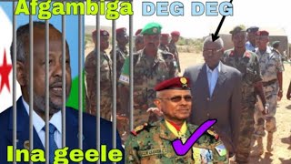 Afganbi Ka dhacay Djibouti🇩🇯 Madaxweyne Gelle 19 October 2024 [upl. by Elah]