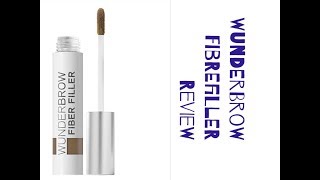 Wunderbrow Fiber Filler review blonde [upl. by Vaios531]