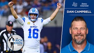 Lions HC Dan Campbell How Jared Goff’s Hot Streak Compares to Peak Drew Brees  The Rich Eisen Show [upl. by Libbey]