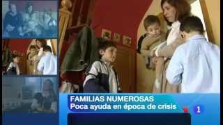 Radiografía de las familias numerosas en TVE [upl. by Angelis197]