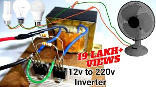 How to Make a Simple 12v dc to 220v ac Inverter सिर्फ 150 रुपये में [upl. by Haimarej]