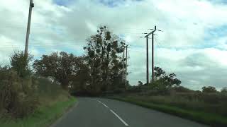 Driving On The B4204 From Martley To Worcester Worcestershire England 23rd October 2024 [upl. by Nottap]