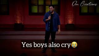 Yes boys also cry😭 💔 Heartouching Line By Zakir Khan  Zakir Khan Status  Sad Boys Whatsapp Status [upl. by Annawik]