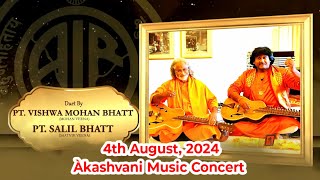 Àkashvani Music Concert Pt Vishwa Mohan Bhatt  Mohan VeenaBroadcasting HouseSansad Marg  Delhi [upl. by Ihcur]