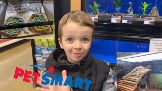 Come Explore PetSmart with Me Cool Fish Birds and Lizards 🦎 [upl. by Adnilreb]