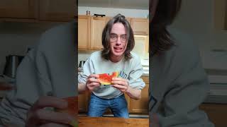 Watermelon with Tajin shorts foodhacks watermelon [upl. by Raffarty803]