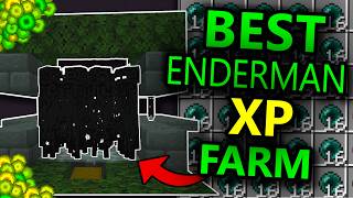 BEST Minecraft ENDERMAN FARM 121 Bedrock Edition [upl. by Hach]