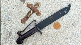 Bakelite 20th Century Uses Featuring A Cold War Era Romanian AK Type 1 Bayonet [upl. by Leseil]