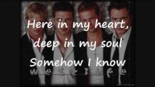 Best love song ever  Westlife  As love is my witness Lyrics Video [upl. by Innavoeg86]