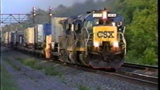 CSX in Upstate NY 1999  Part 1 [upl. by Menis]