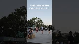 Notre Dame de Paris under Reconstruction after the fire paris paris2024 [upl. by Adnirual]