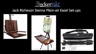 BeckerArt Review of the Sienna Jack Richeson Pleinair Easels [upl. by Neersin644]