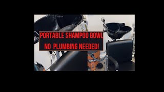 THE BEST PORTABLE SHAMPOO BOWL FOR YOUR IN HOME SALON [upl. by March]