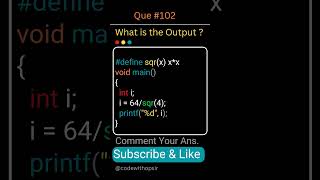 C Logical Problem  Macros 🔥 Find Output shorts coding [upl. by Fionnula]