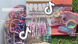 📿 Clay Bead Bracelet Making 💰 Small Business TikTok Compilation 76 [upl. by Lorette]