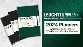 Leuchtturm1917 2024 Planners  Daily Weekly amp Monthly Comparison  Find Your Perfect Planner [upl. by Enrico]