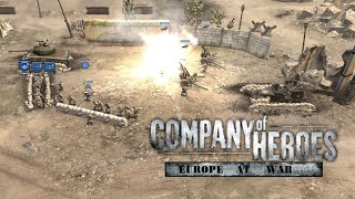 Company of Heroes Arty Of Revenge 1vs2 Expert Europe At War mod [upl. by Akeenat]